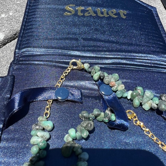NWT Stauer 3 Piece Caymen Emerald Jewelry Set - Picture 6 of 10